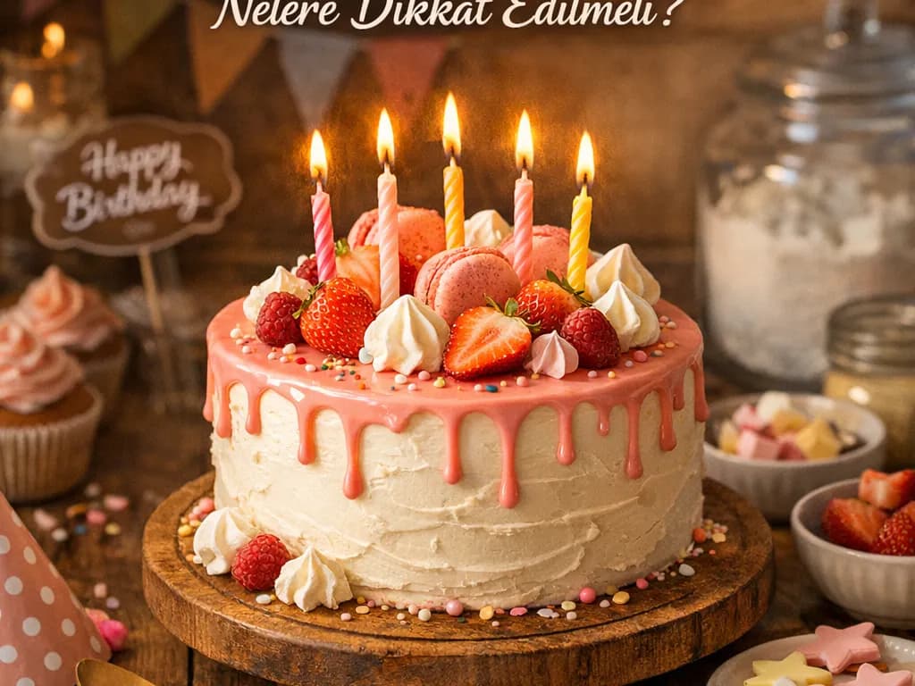 Doğum Günü Pastası Seçerken Nelere Dikkat Edilmeli?